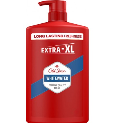Гель для душа и шампунь Old Spice Extra-XL Whitewater 3в1 1л
