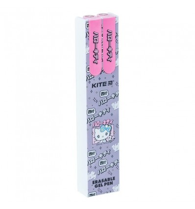 Ручка гелевая "пиши-стирай" Kite Hello Kitty HK24-069-2, синяя, 2 шт. в пенале