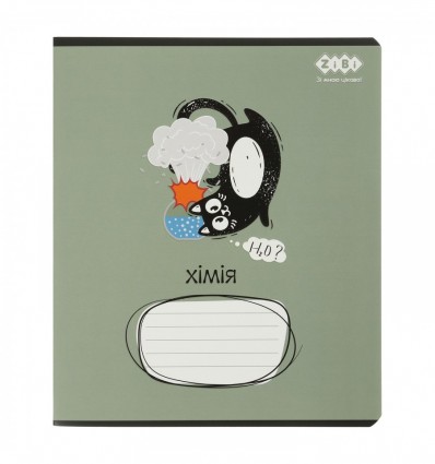 Зошит учнівський загальний KIDS LINE CRAZY CAT ZB.1703-04, 48арк., клітинка, хімія ( ZB.1703-04 )