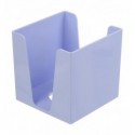 Бокс для бумаги BUROMAX PASTEL, 90х90х90мм, сиреневый ( BM.6360-26 )