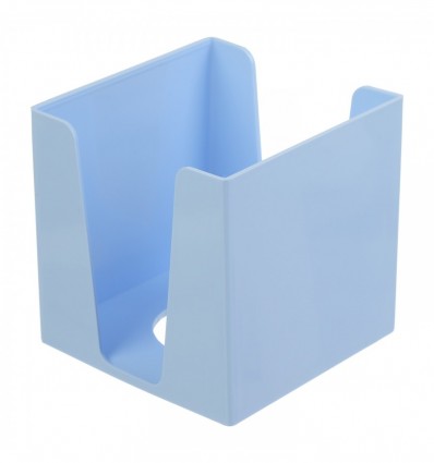 Бокс для бумаги BUROMAX PASTEL, 90х90х90мм, голубой ( BM.6360-14 )