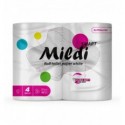 Бумага туалетный "Mildi Smart" по 4 рул., на гильзе, 2-х сл., белый ( kx.51115 )