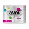 Бумага туалетный "Mildi Smart" по 4 рул., на гильзе, 2-х сл., белый ( kx.51115 )