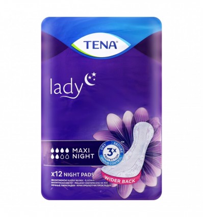 Прокладки урологические Tena Lady Maxi Night 12шт/уп