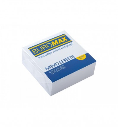 Папір для нотаток білий BUROMAX BM.2201, 80х80х30 мм, непроклеєний