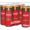 Напиток безалкогольный Coca-Cola Plus coffee 6х250мл