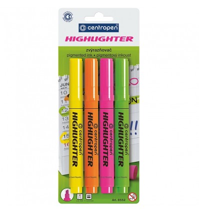 Маркер Highlighter 8552/04, набор 4 шт ( 8552/4/BL )