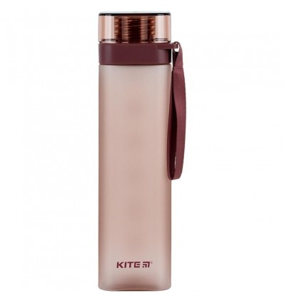 Пляшечка для води квадратна, Kite K24-1210-3, 700 мл, бордова ( K24-1210-3 )