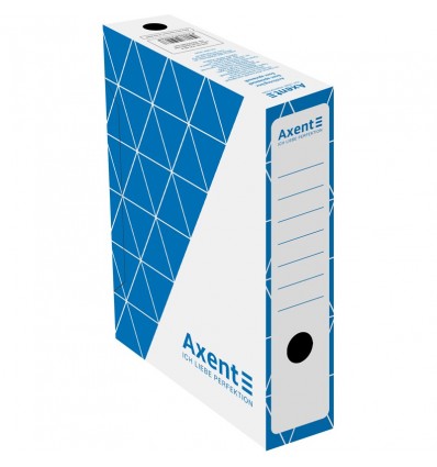 Бокс архівний Axent 1731-02-A 80 мм, синій ( 1731-02-a )