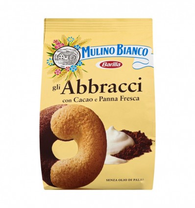 Печиво Mulino Bianco Abbracci з какао та вершками 350г