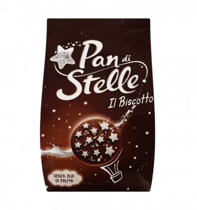 Печенье Pan di Stelle Mulino Bianco с какао и шоколадом 350г