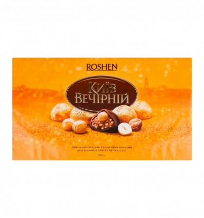 Конфеты Roshen Киев Вечерний в шоколадной глазури 352г