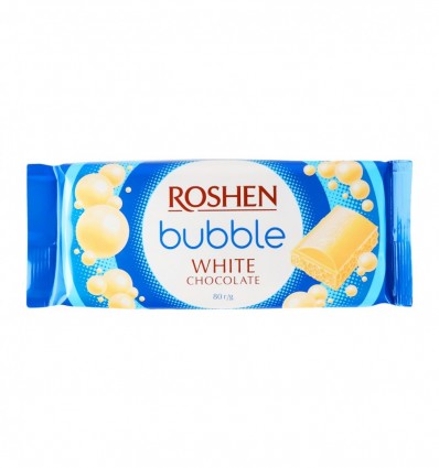 Шоколад Roshen White Bubble пористий 80г