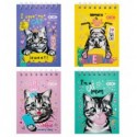 Блокнот на пружине сверху KITTY ZB.12102, А7, 40 л., карт. обложка, KIDS Line