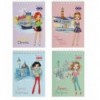 Блокнот на пружині зверху TRAVEL GIRLS, А6, 40 арк., карт.обкл., KIDS Line ZB.12136