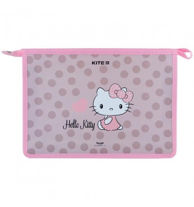 Папка на молнии Kite Hello Kitty HK24-428, A4+ ( HK24-428 )