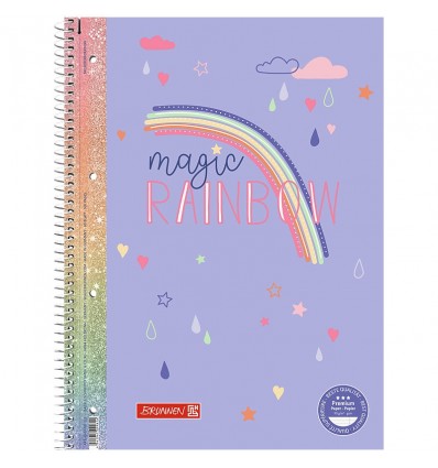 Коледж-блок А4 Premium 10-679 27 222, лінія, 80 арк., Rainbow ( 10-679 27 222 )