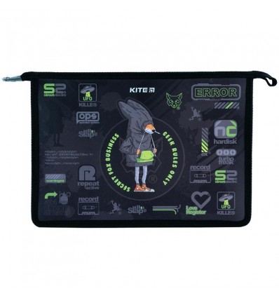 Папка на молнии Kite Fox Rules K24-428-2, A4+ ( K24-428-2 )