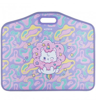 Портфель на липучках Kite Rainbow Catcorn, 1 филиал, A3 ( K24-208-1 )