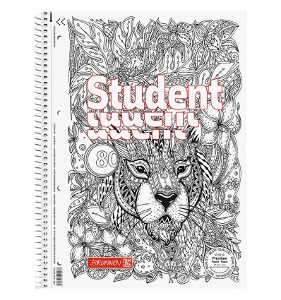 Коледж-блок А4 Premium 10-679 29 02, крапка, 80 арк. Zenart Lion ( 10-679 29 02 )