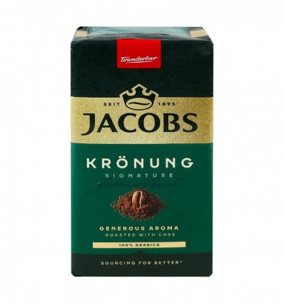 Кофе Jacobs Kronung натуральный жареный молотый 250г