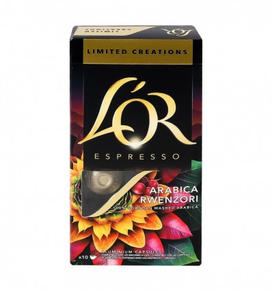 Кофе L’OR Arabica Rwenzori жареный молотый в капсулах 10х5,2 г