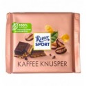 Шоколад Ritter Sport Kaffee Knusper з какао-кавовим прошарком та кукурудзяними пластівцями 100г