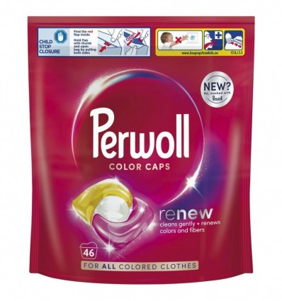 Засіб для прання Perwoll Renew Color Caps концентрований 46 х 13,5г