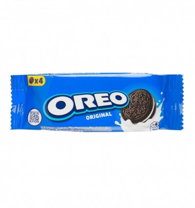 Печенье Oreo с какао и кремовой начинкой ванильного вкус 38г