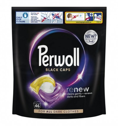 Засіб для прання Perwoll Renew Black Caps концентрований 46 х 13,5г