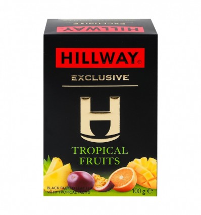 Чай Hillway Exclusive Tropical fruits черный листовой 100г