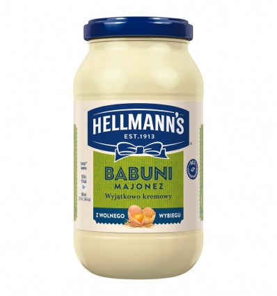 Майонез Hellmann`s Babuni 64% 340мл