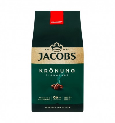 Кофе Jacobs Kronung натуральный жареный в зернах 1кг