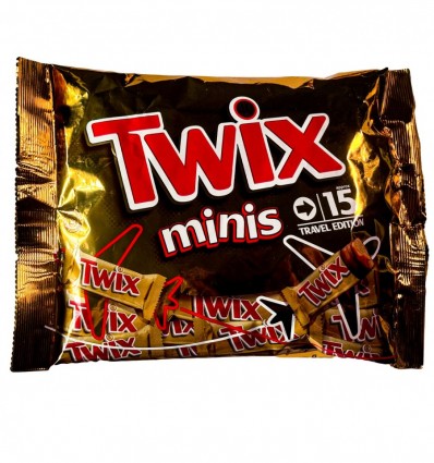 Конфеты Twix Minis шоколадные 333г