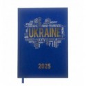 Щоденник датований 2025 UKRAINE BM.2128-03, A5, 336 стр. темно-синій