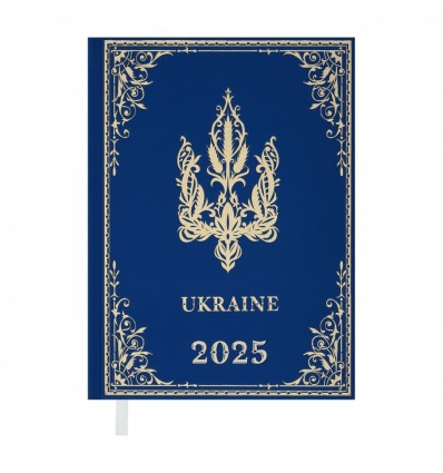 Ежедневник датированный 2025 UKRAINE BM.2128-14, A5, голубой