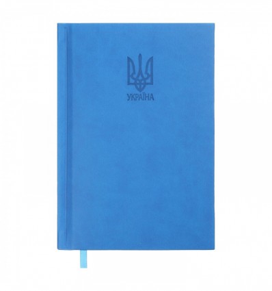 Щоденник датов. 2025 HERALDRY, A6, світло-синій, штучна шкіра/поролон