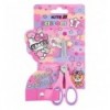 Ножницы детские с резиновыми вставками Kite Hello Kitty HK25-123, 13 см, розовый