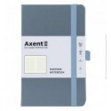 Книга записная Axent Partner 8201-62-A, 125x195 мм, 96 листов, клетка, серая