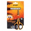 Ножницы детские с резиновыми вставками и рисунком на лезвии Kite Garfield GF25-148, 13 см