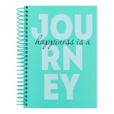 Блокнот на спирали Axent Journey 8464-3-A, А5, 120 листов, клетка, твердая обложка