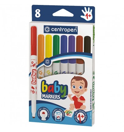 Фломастеры 8660 Centropen Baby, набор 8 шт.