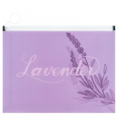 Папка на молнии zip-lock Axent 1498-36-A Lavender-1, А5+