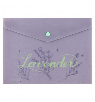 Папка на кнопке Axent Lavender-1 1496-36-A, А5+