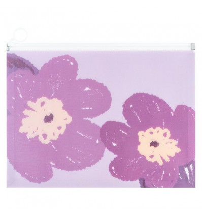 Папка на молнии zip-lock Axent 1497-39-A Lavender-4, А4+