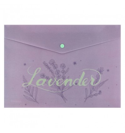 Папка на кнопке Axent Lavender-1 1495-36-A, А4+