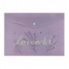 Папка на кнопке Axent Lavender-1 1495-36-A, А4+