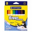 Фломастери 7650/08 Centropen Bigga, набір 8 шт.