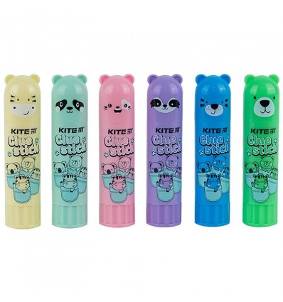 Клей-олівець Kite Colorful K24-1131 PVP, 15 г з фігурним ковпачком ( K24-1131 )