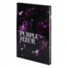 Книга записна Axent Purple fleur 8459-2-A, А5, 96 аркушів, клітинка, тверда обкладинка